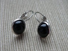 Náhrdelník - černý a modrý