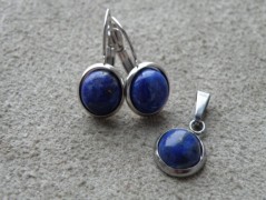 Náhrdelník - černý a modrý