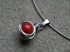 Náhrdelník - černý a modrý