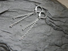 Náhrdelník - černý a modrý