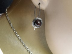 Náhrdelník - černý a modrý