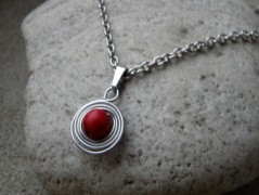 Náhrdelník - černý a modrý