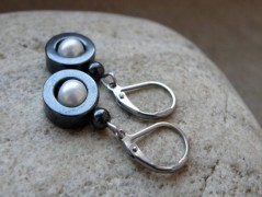 Náhrdelník - černý a modrý