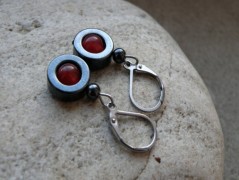 Náhrdelník - černý a modrý