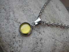 Náhrdelník - černý a modrý