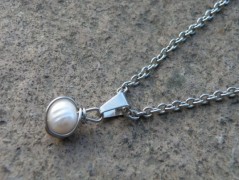 Náhrdelník - černý a modrý