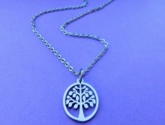 Náhrdelník - černý a modrý