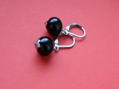 Náhrdelník - černý a modrý