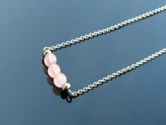 Náhrdelník - černý a modrý