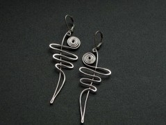 Náhrdelník - černý a modrý