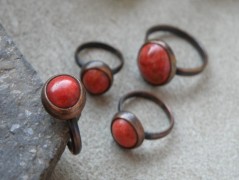 Náhrdelník - černý a modrý