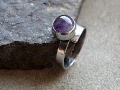 Náhrdelník - černý a modrý