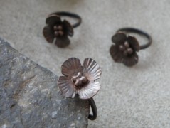 Náhrdelník - černý a modrý