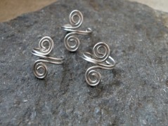 Náhrdelník - černý a modrý