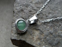 Náhrdelník - černý a modrý