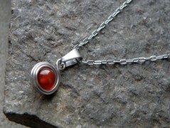 Náhrdelník - černý a modrý