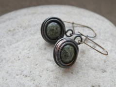 Náhrdelník - černý a modrý