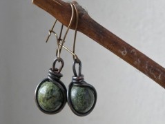 Náhrdelník - černý a modrý