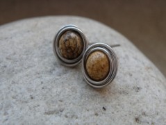 Náhrdelník - černý a modrý