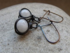 Náhrdelník - černý a modrý