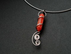 Náhrdelník - černý a modrý