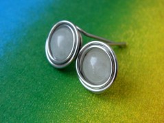 Náhrdelník - černý a modrý