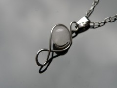 Náhrdelník - černý a modrý