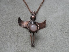 Náhrdelník - černý a modrý