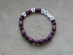 Náhrdelník - černý a modrý