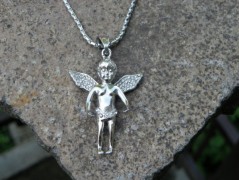 Náhrdelník - černý a modrý