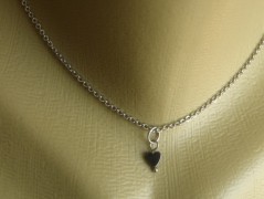 Náhrdelník - černý a modrý