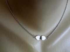 Náhrdelník - černý a modrý