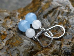 Náhrdelník - černý a modrý