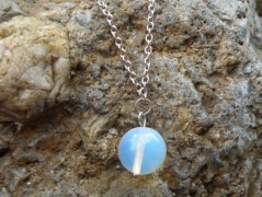 Náhrdelník - černý a modrý