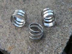 Náhrdelník - černý a modrý