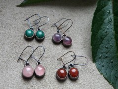 Náhrdelník - černý a modrý