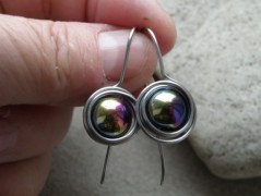 Náhrdelník - černý a modrý