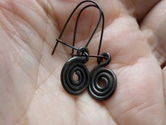 Náhrdelník - černý a modrý