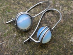 Náhrdelník - černý a modrý