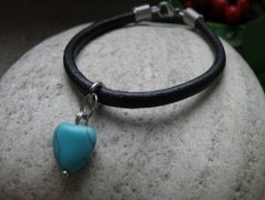 Náhrdelník - černý a modrý