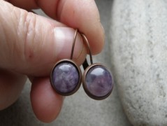 Náhrdelník - černý a modrý