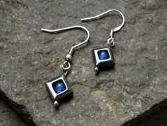 Náhrdelník - černý a modrý