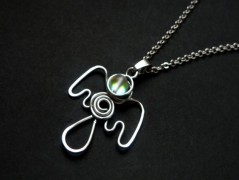 Náhrdelník - černý a modrý