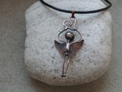 Náhrdelník - černý a modrý