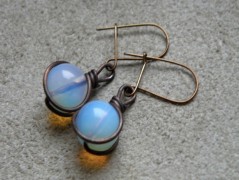 Náhrdelník - černý a modrý