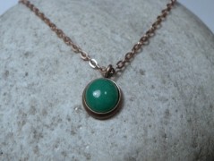 Náhrdelník - černý a modrý