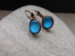 Náhrdelník - černý a modrý