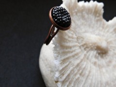 Náhrdelník - černý a modrý