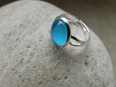 Náhrdelník - černý a modrý