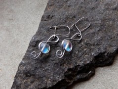 Náhrdelník - černý a modrý